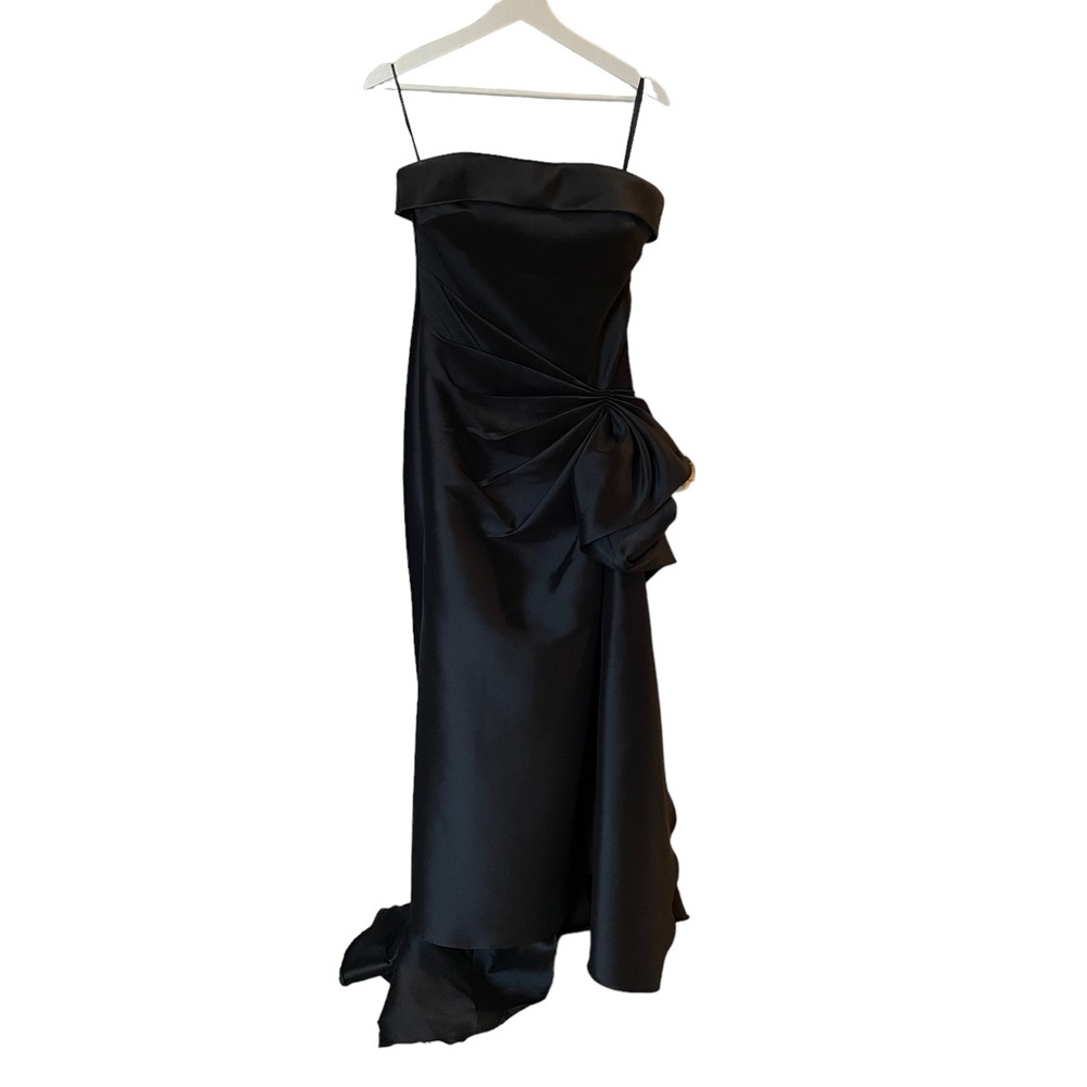 Terani Strapless Gown Black Size 8